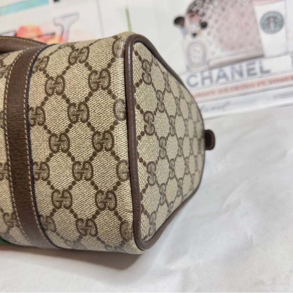 Gucci Supreme Sherry Line Mamogram Boston Bag - Picture 13 of 15